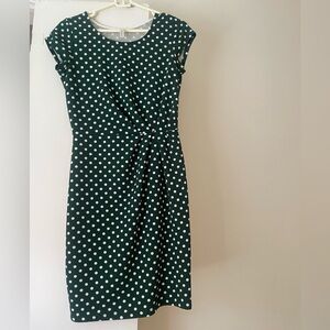 Gilli Green Polka Dot Midi Dress